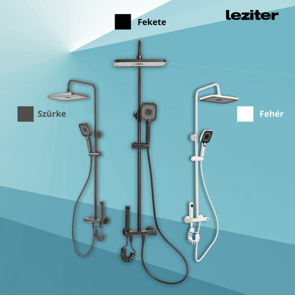 Leziter Set de duș multifuncțional Eliz grafit