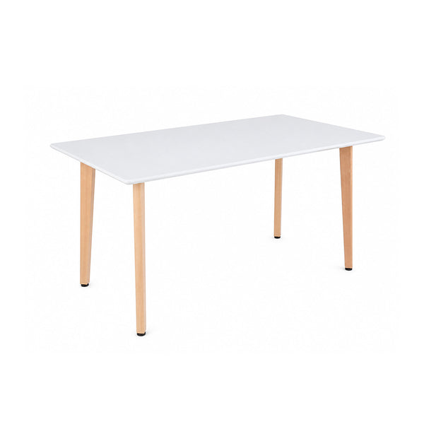 Leziter Verona 120 cm pătrat masa de luat masa alb