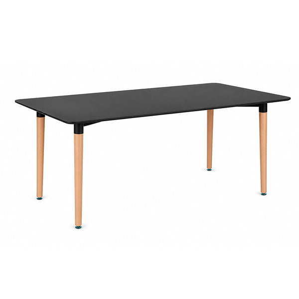 Leziter Verona 150 cm pătrat masa de luat masa negru