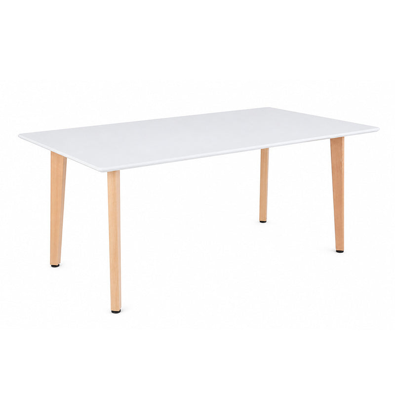 Leziter Verona 150 cm pătrat masa de luat masa alb