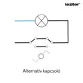 Leziter Comutator Nova 10A 250V 106 alb