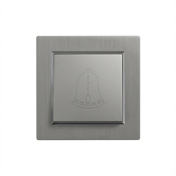 Leziter Comutator clopot Nova 101N cu cadru gri