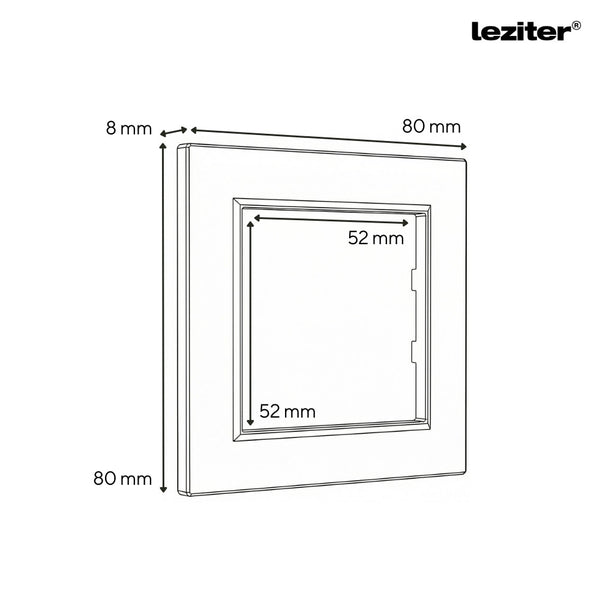 Leziter Nova cadru simplu gri