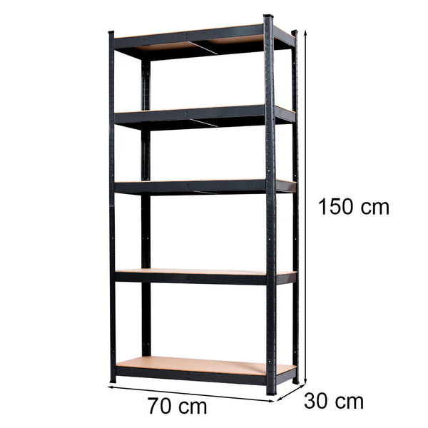 Leziter Raft rezistent 150x70x30 cm 150 kg negru