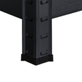 Leziter Raft rezistent 180x90x40 cm 175 kg negru