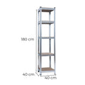 Leziter Raft robust 180x40x40 cm 150 kg crom
