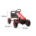 Leziter Pedal go-kart roșu