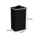 Leziter Colector selectiv de sticle 100l negru