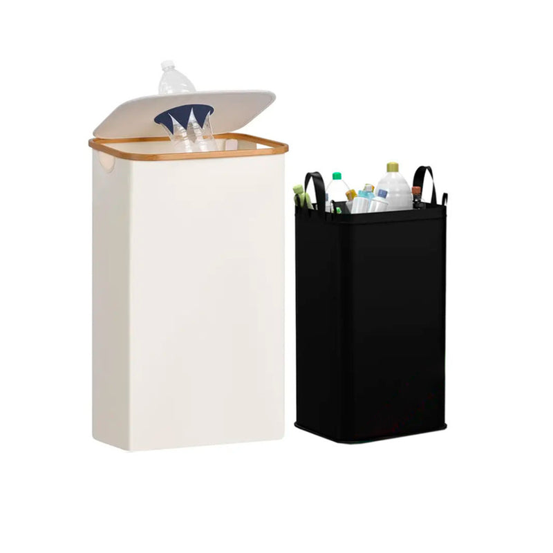 Leziter Colector selectiv de sticle 100l alb