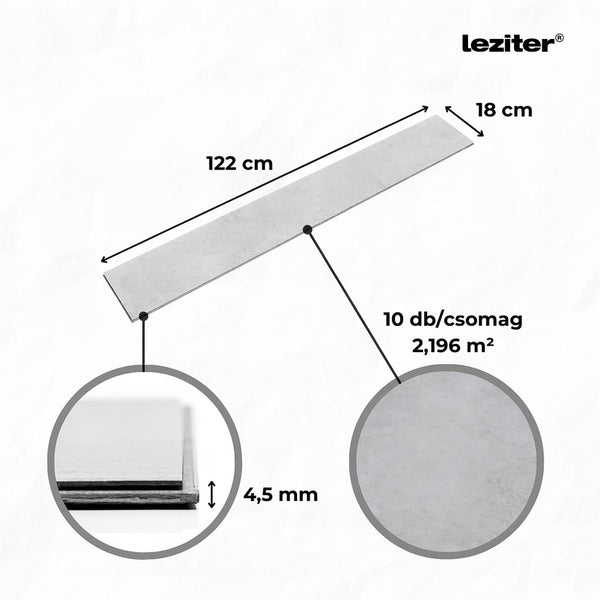 Leziter Leziter Serona Stone Effect Sand Grey Vinil SPC Parchet