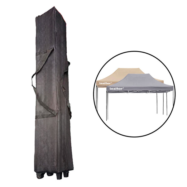 Leziter Grădină gazebo sac cu roți 3x4-3x4,5 m negru