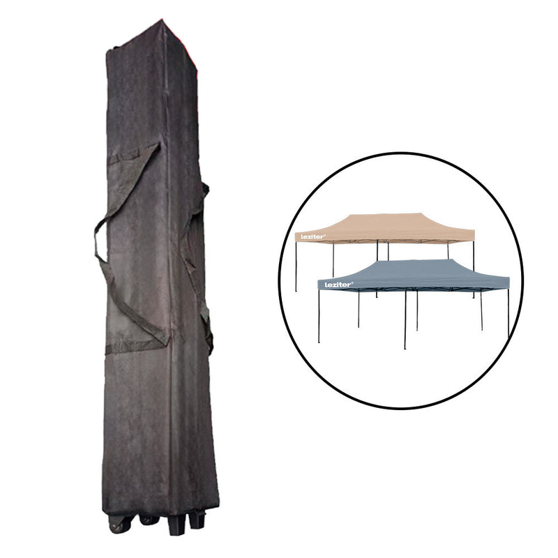 Leziter Grădină gazebo sac cu roți 3x6 m negru