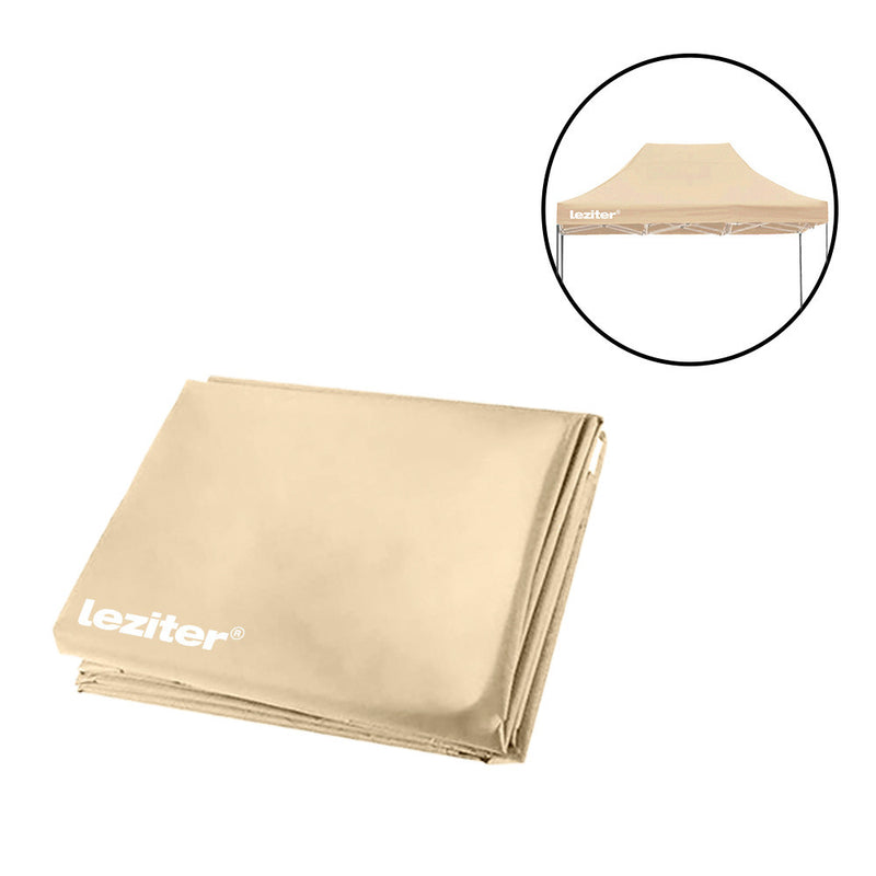 Leziter Copertină pentru foișor de grădină 3x4 m bej