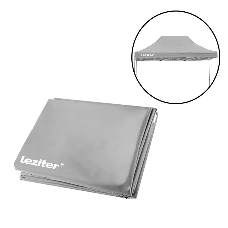 Leziter Copertină pentru foișor de grădină 3x4,5 m gri