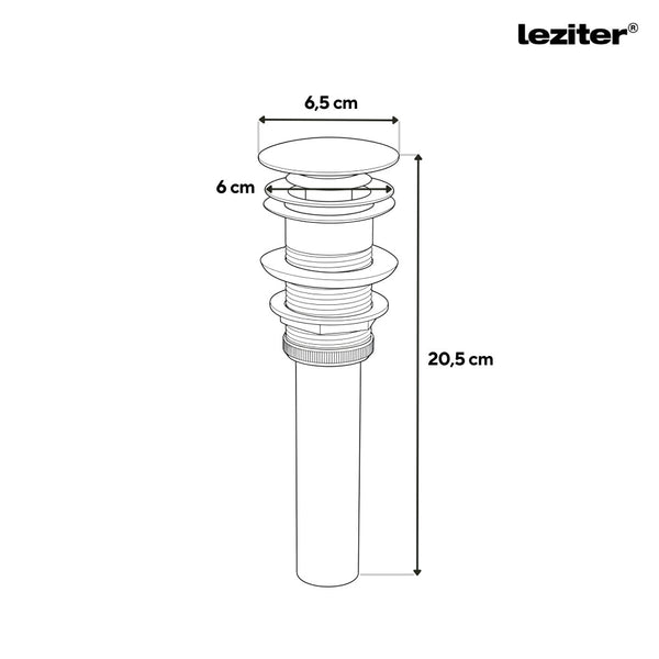 Leziter Click-Cleaner pentru chiuveta cu revărsare