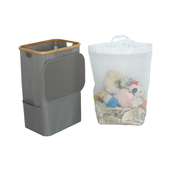 Leziter Coș de gunoi 100L gri 44x33x67 cm