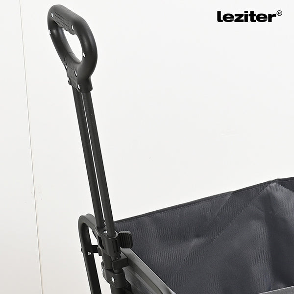 Leziter Cărucior standard pliabil pentru plajă de grădină cu masă gri