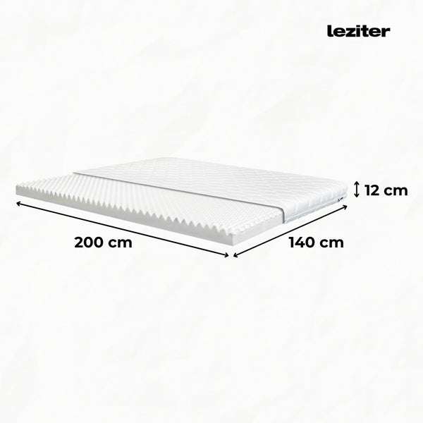 Leziter Saltea din spumă DreamX 140x200x12