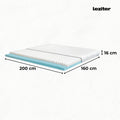 Leziter Saltea din spumă DreamX 160x200x16