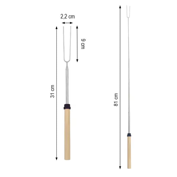 Leziter Frigăruie telescopică Leziter 31-81 cm