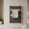 Leziter Radiator uscător de prosoape drept 1000x600 mm negru