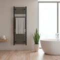 Leziter Uscător de prosoape drept radiator 1200x500 mm negru