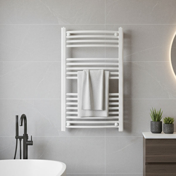 Leziter Radiator curbat pentru uscător de prosoape 1000x500 mm alb