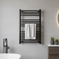 Leziter Radiator curbat pentru uscător de prosoape 1000x600 mm negru