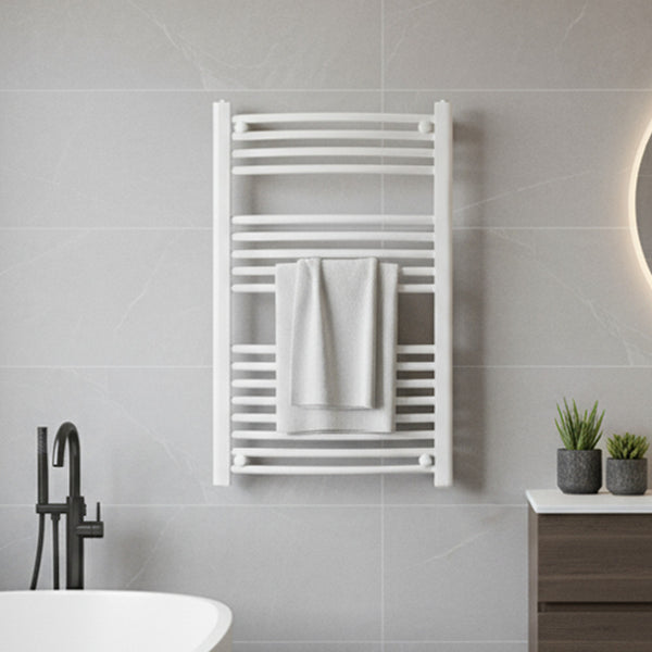 Leziter Radiator uscător de prosoape curbat 1000x600 mm alb