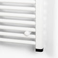Leziter Radiator curbat pentru uscător de prosoape 1400x600 mm alb