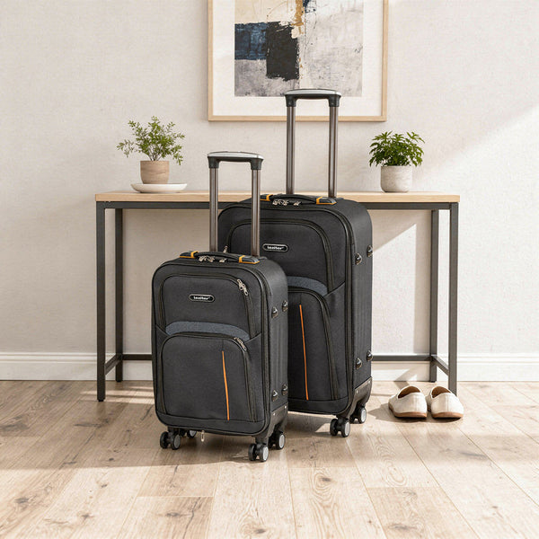 Leziter Set de valize cu roți TraveLux Light II, negru