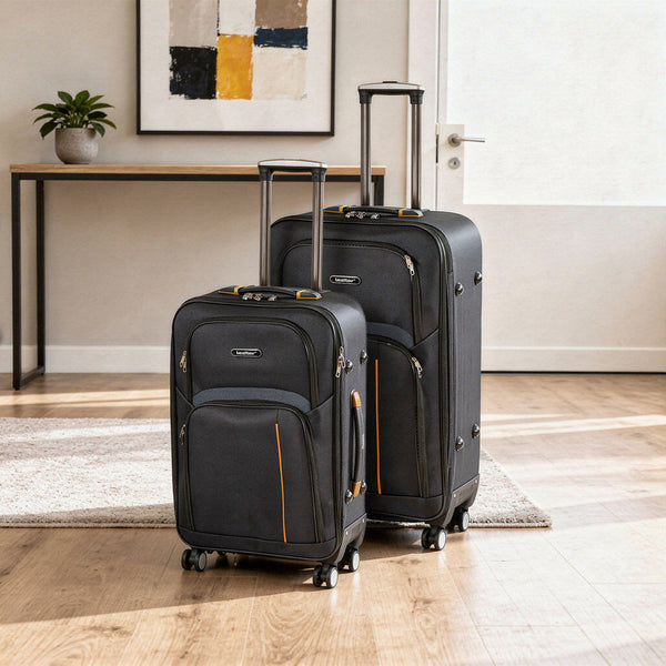 Leziter Set de valize cu roți TraveLux Light IV, negru