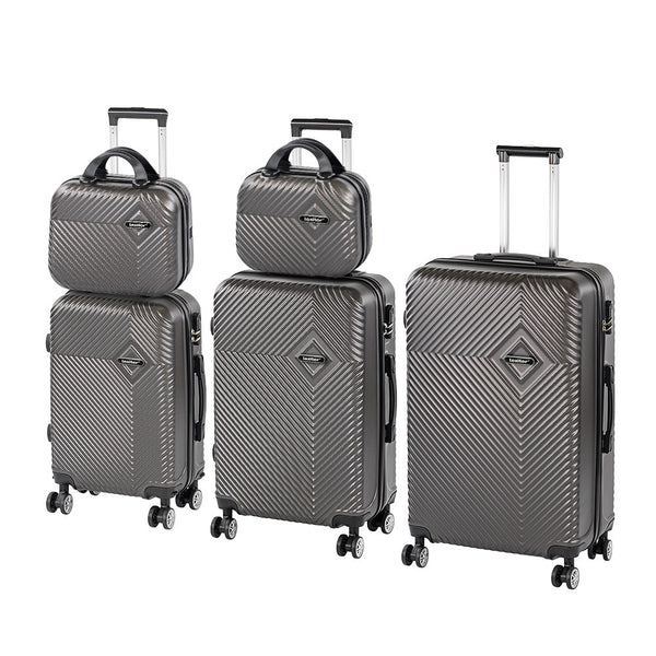 Leziter Set de valize cu roți TraveLux Pro, gri