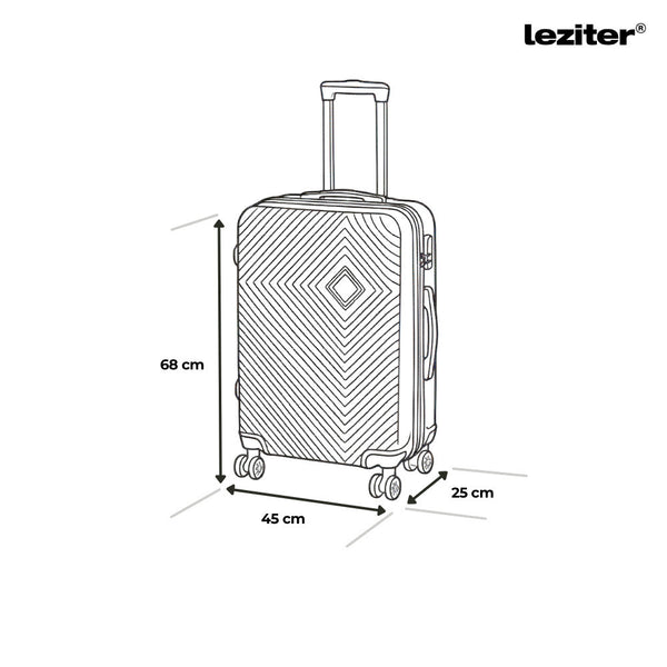 Leziter Set de valize cu roți TraveLux Pro IX, gri