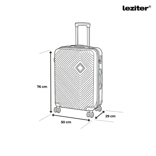 Leziter Set de valize cu roți TraveLux Pro VIII, gri