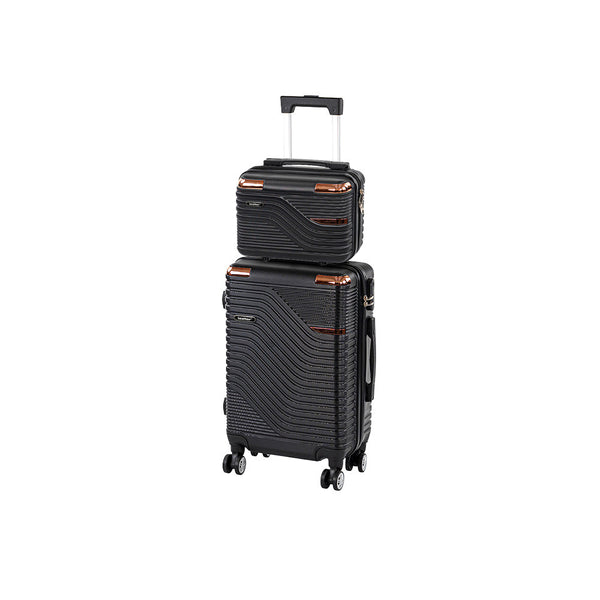 Leziter Set de valize cu roți TraveLux Urban III, negru