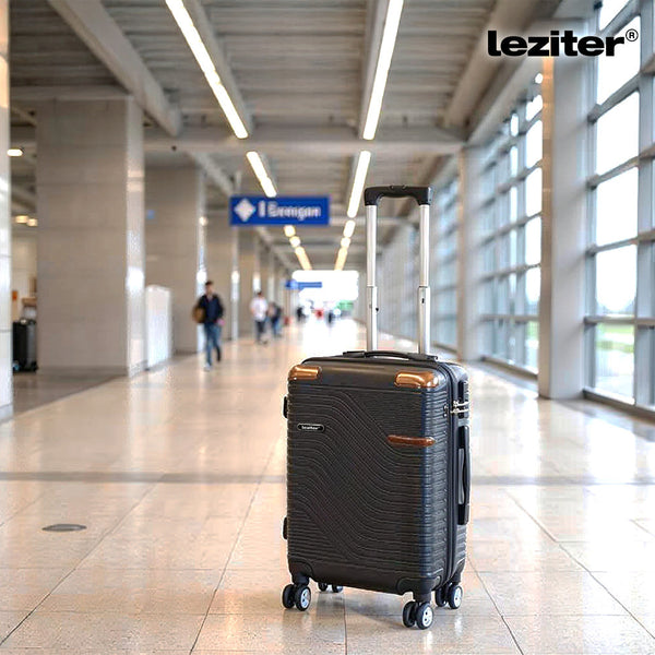 Leziter Set de valize cu roți TraveLux Urban III, negru