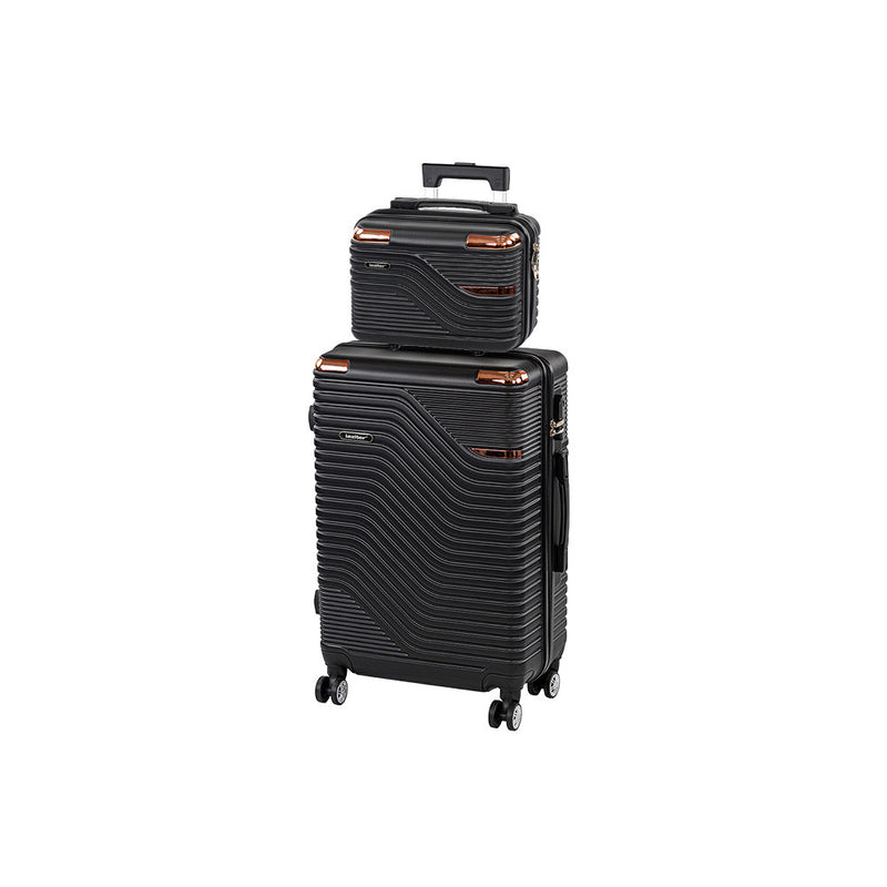 Leziter Set de valize cu roți TraveLux Urban IV, negru