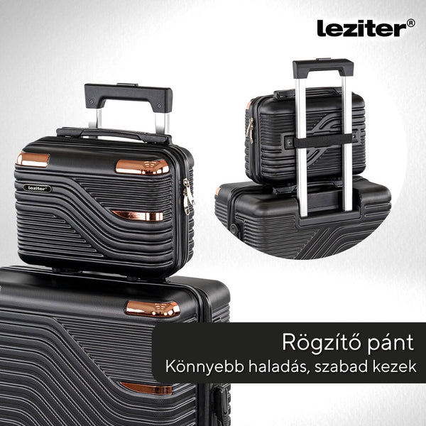 Leziter Set de valize cu roți TraveLux Urban V, negru