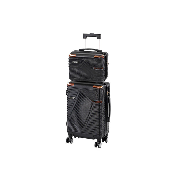 Leziter Set de valize cu roți TraveLux Urban VI, negru