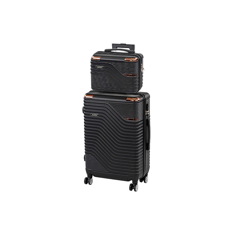 Leziter Set de valize cu roți TraveLux Urban VII, negru