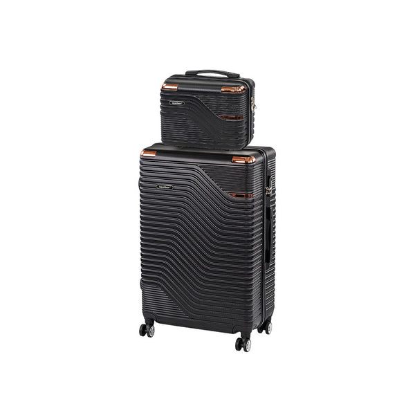Leziter Set de valize cu roți TraveLux Urban VIII, negru