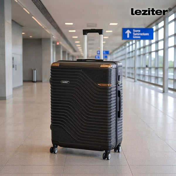Leziter Set de valize cu roți TraveLux Urban X, negru