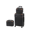 Leziter Set de valize cu roți TraveLux Urban XIII, negru