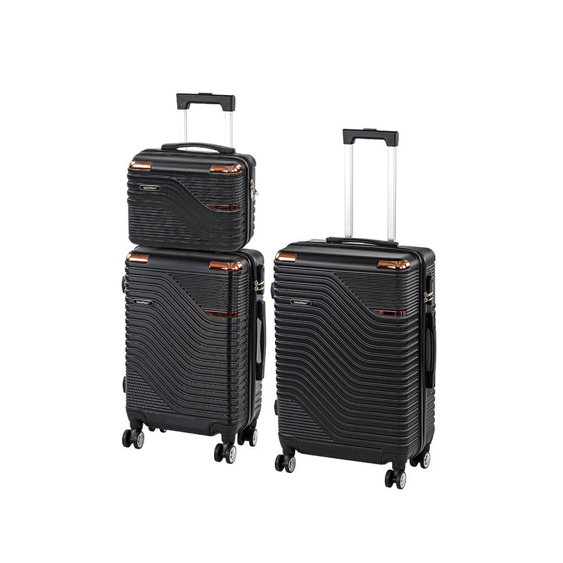 Leziter Set de valize cu roți TraveLux Urban XVIII, negru