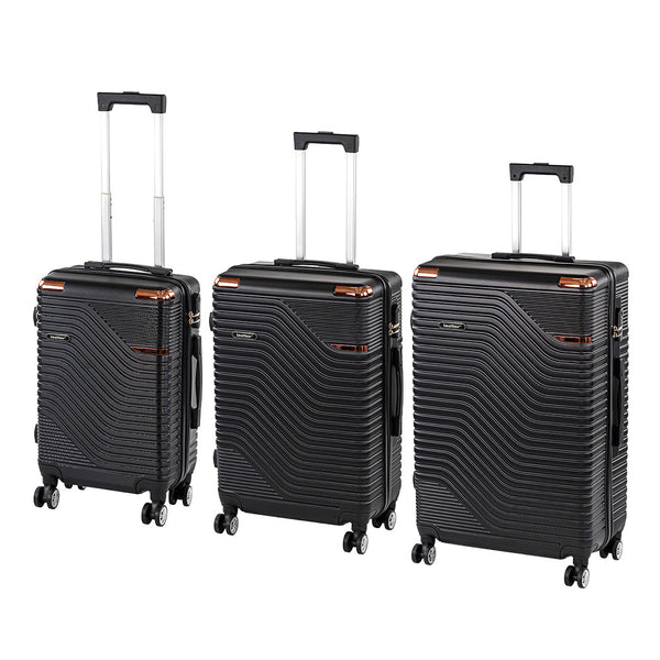 Leziter Set de valize cu roți TraveLux Urban XXI, negru