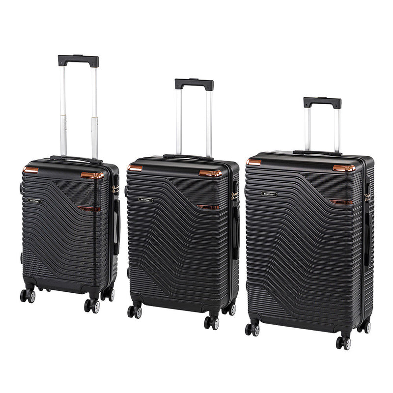 Leziter Set de valize cu roți TraveLux Urban XXI, negru