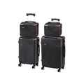 Leziter Set de valize cu roți TraveLux Urban XXII, negru