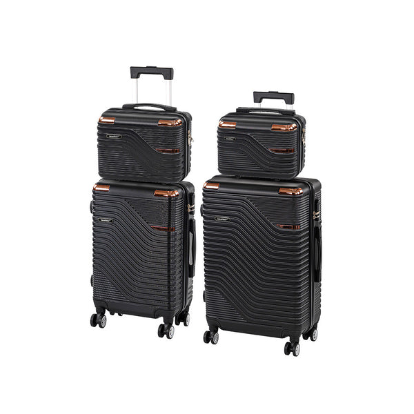 Leziter Set de valize cu roți TraveLux Urban XXII, negru