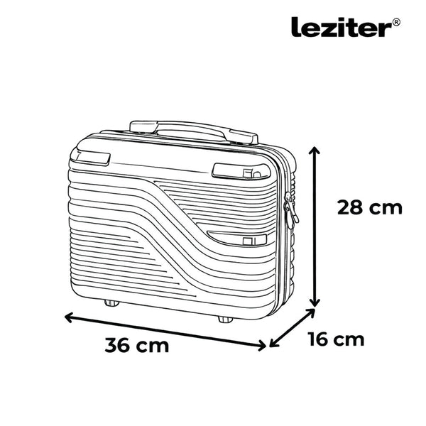Leziter Set de valize cu roți TraveLux Urban XXII, negru